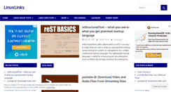 Desktop Screenshot of linuxlinks.com