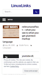 Mobile Screenshot of linuxlinks.com