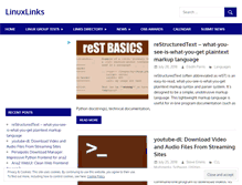 Tablet Screenshot of linuxlinks.com